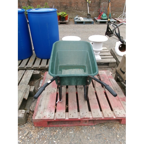 74 - A garden wheel barrow