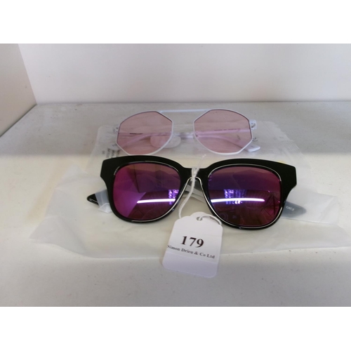 179 - Two pairs of Alexander McQueen sunglasses - new