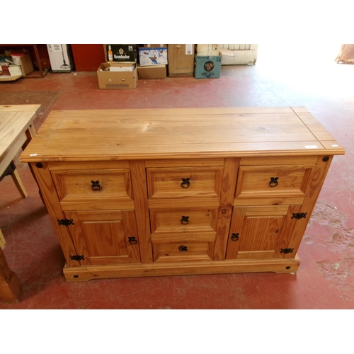 251 - A Mexican pine sideboard