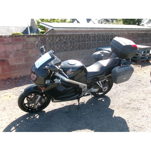 1 - A 1996 Honda VFR750FS 750cc motorcycle J124473, odometer reading 48,922 miles