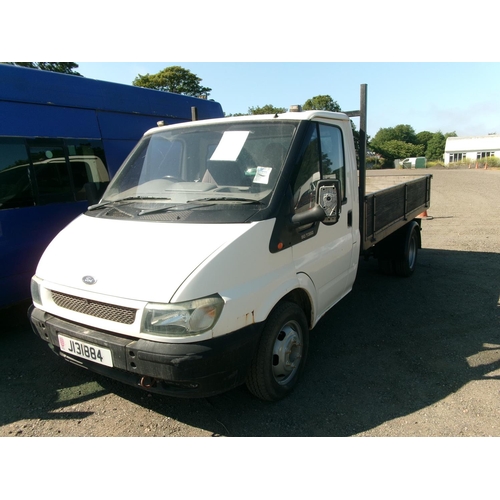 15 - A 2002 Ford T350 2.4 TDi tipper J131884 (diesel/manual), odometer reading 52,881 miles