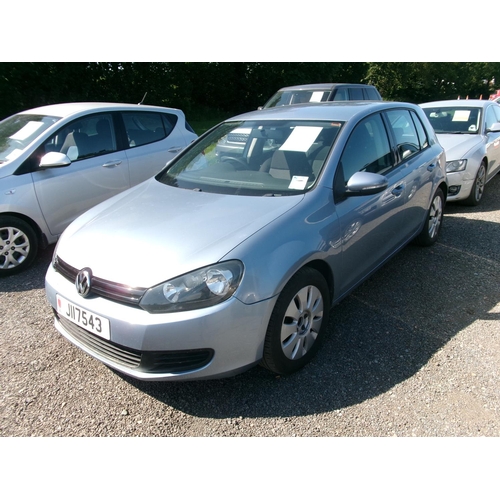 5 - A 2010 Volkswagen Golf S TSi 1.4 five door hatchback J117543 (petrol/automatic), odometer reading 52... 