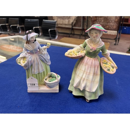 118 - Two Royal Doulton figures 