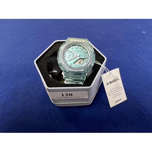 120 - A Casio G-Shock wrist watch - unworn and boxed