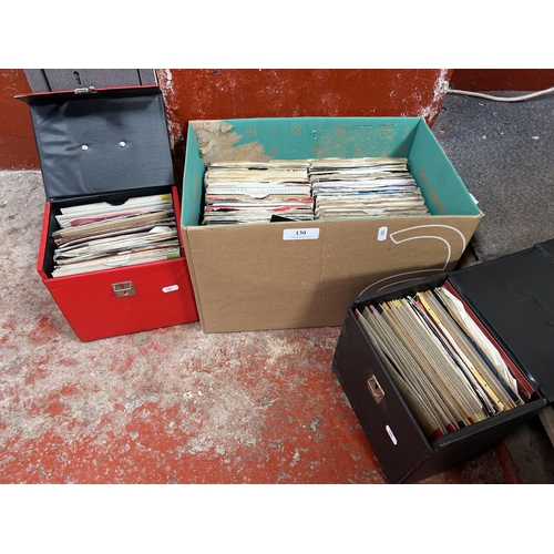 130 - An accumulation of vinyl single records