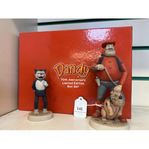 141 - A Dandy 70th anniversary limited edition boxed figurine set