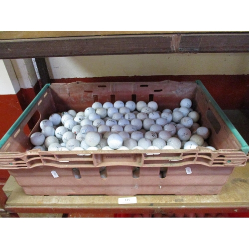 335 - A large quantity of golf balls