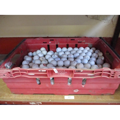 337 - A quantity of golf balls