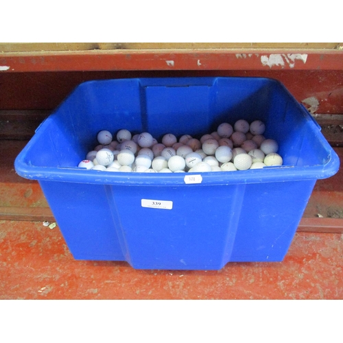 339 - A quantity of golf balls