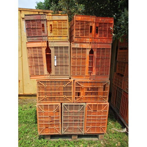 23 - A quantity of Allibert plastic storage crates