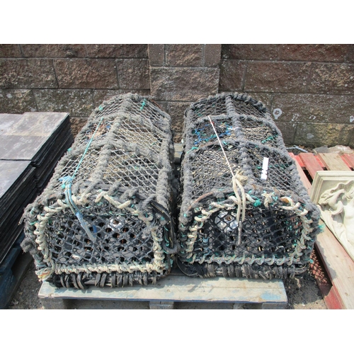 48 - Two parlour lobster pots