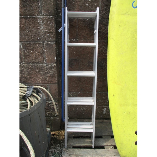 55 - An aluminium loft ladder