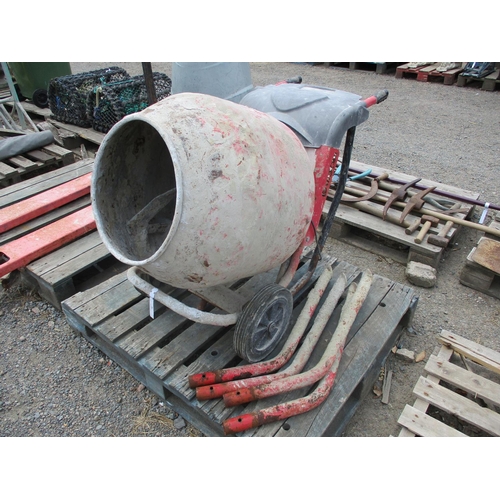 84 - A Fairport 110 volt cement mixer and stand