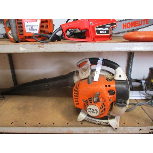 132 - A Stihl BG86C motorised blower