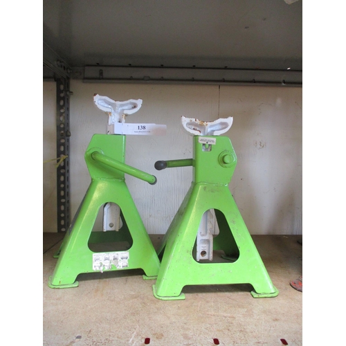 138 - A pair of Sealey 2 tonne axle stands