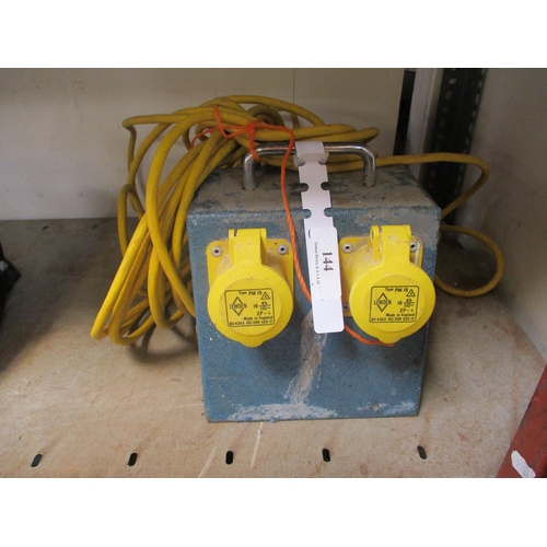 144 - A 110 volt lead and junction box