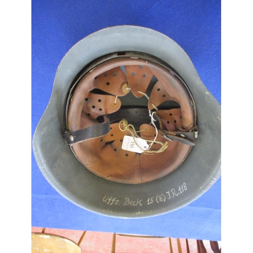 193 - A World War II German Africa Corps military helmet