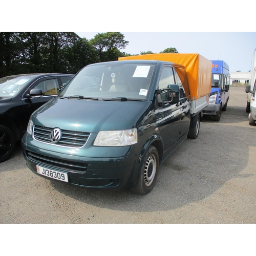 14 - A 2009 Volkswagen Transporter T30 1.9 TDi double cab pick-up J138309 (diesel/manual), odometer readi... 