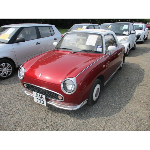 5 - A 1999 Nissan Figaro 1.0 convertible J146733 (petrol/automatic), odometer reading 107,214 kilometres