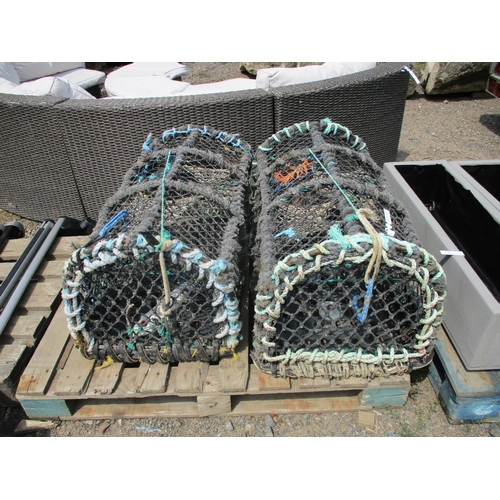 34 - Two parlour lobster pots