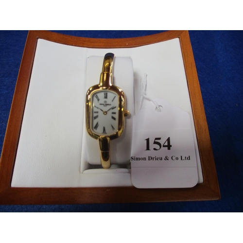 154 - A cocktail bracelet wrist watch by Michel Herbelin of Paris