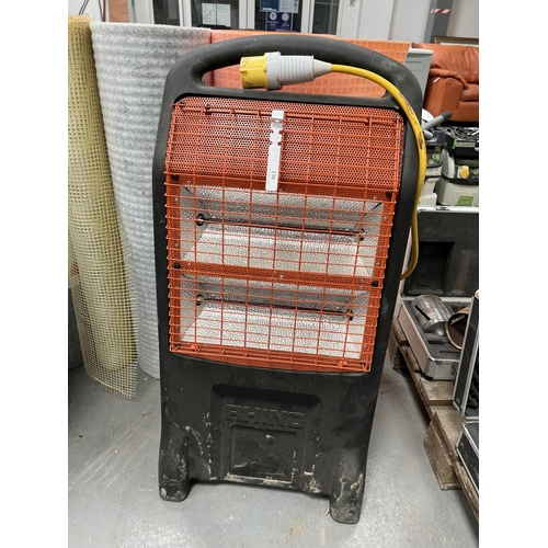 130 - A Rhino 110 volt D03 Thermo Quartz heater