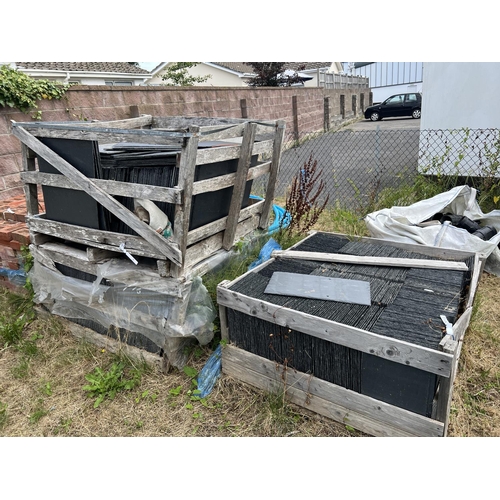 26 - Three pallets of roof slates