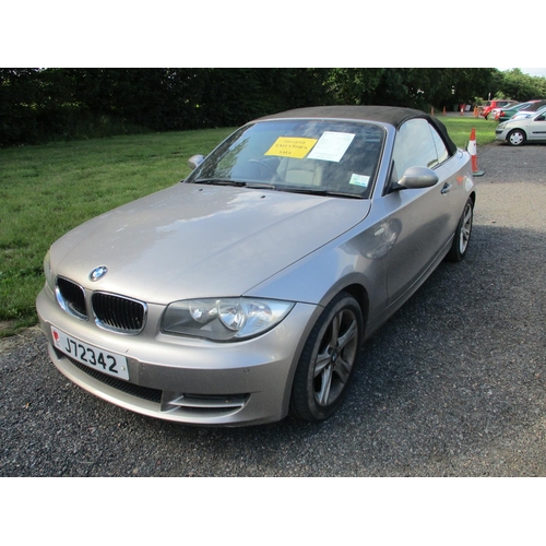 6 - A 2009 BMW 120i SE 2.0 convertible J72342 (petrol/automatic), odometer reading 24,824 miles only - o... 