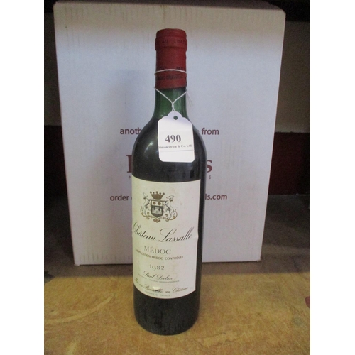 490 - Six bottles of 1982 Chateau Lassalle Medoc