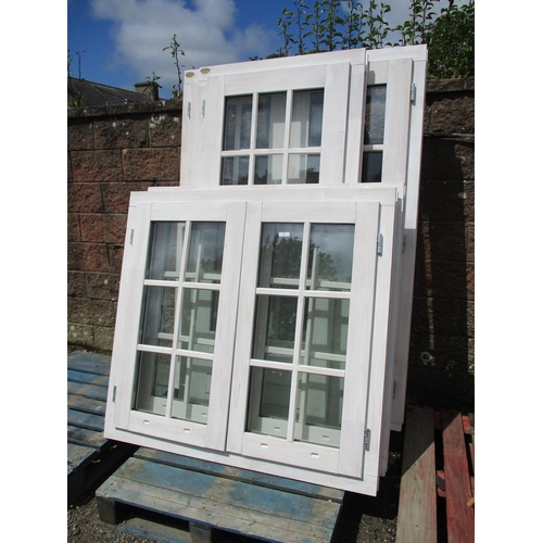 48 - A range of Lugarde double glazed timber windows and doors