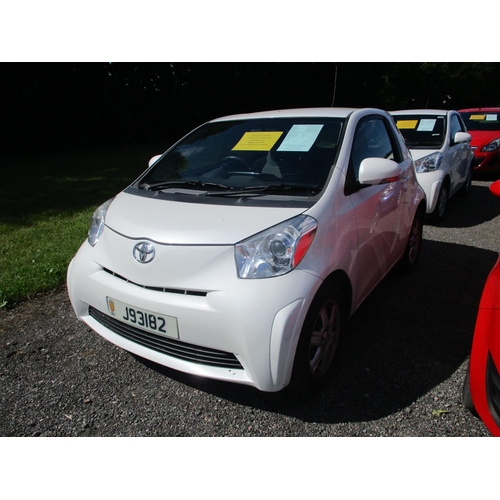 1 - A 2013 Toyota iQ 1.0M three door hatchback J93182 (petrol/manual), odometer reading 44,805 miles - o... 