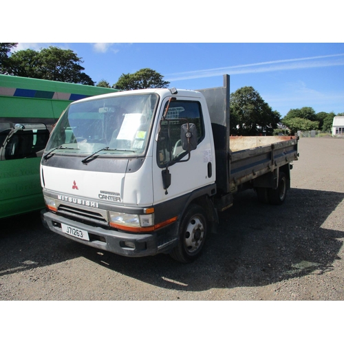 23 - A 2001 Mitsubishi Canter 3.9 TDi tipper J71263 (diesel/manual), odometer reading 143,327 miles