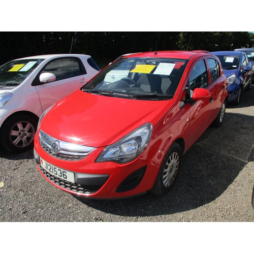 4 - A 2013 Vauxhall Corsa 12V 1.0 five door hatchback J121536 (petrol/manual), odometer reading 20,834 m... 