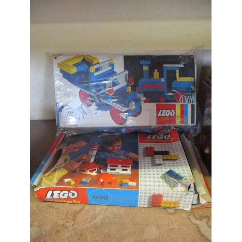 413 - Two vintage Lego sets