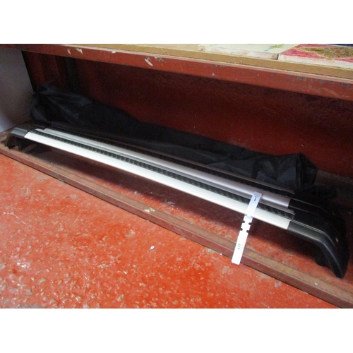 419 - A pair of aluminium vehicle roof bars