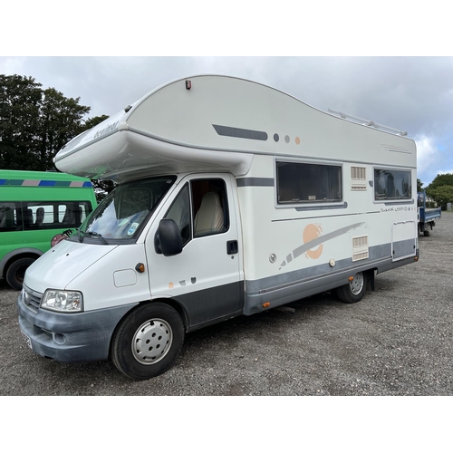 21 - A 2002 Fiat Ducato Maxi 18 2.8 TDi Benimar Europe 6000 CD left hand drive motorhome J24583 (diesel/m... 