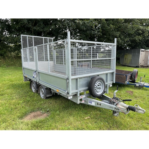 26 - An Ifor Williams DB11 tandem axle galvanised trailer - Government of Jersey