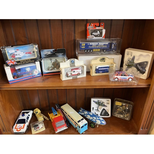 291 - Assorted diecast model vehicles, aircraft etc.