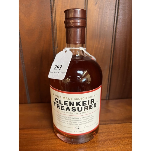 293 - A 50cl bottle of Glenkeir Treasures Single Malt Scotch Whisky 