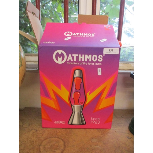 135 - A Mathmos lava lamp