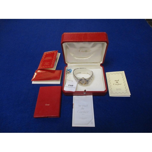 160 - A Must de Cartier bracelet wrist watch