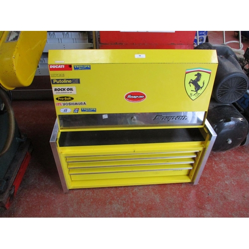 98 - A Snap-On top box finished in yellow