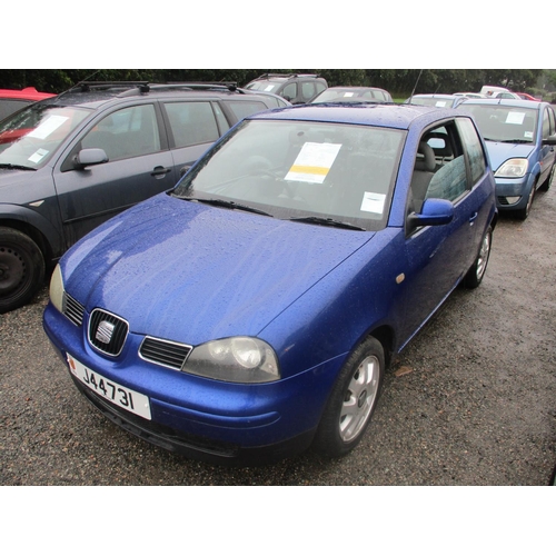 14 - A 2002 Seat Arosa 1.0 S three door hatchback J44731 (petrol/manual), odometer reading 91,815 miles