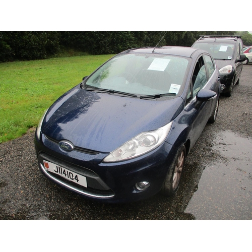 4 - A 2011 Ford Fiesta Zetec 1.2 five door hatchback J114104 (petrol/manual), odometer reading 52,387 mi... 