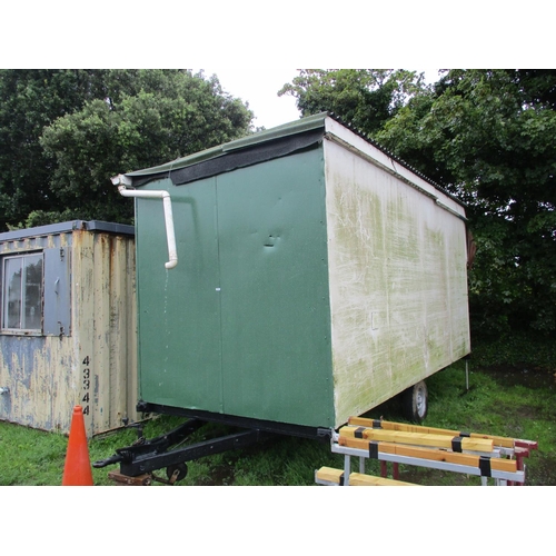 28 - A mobile site office on towable chassis