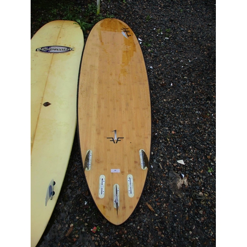 40 - A Tiki shortboard (6'6