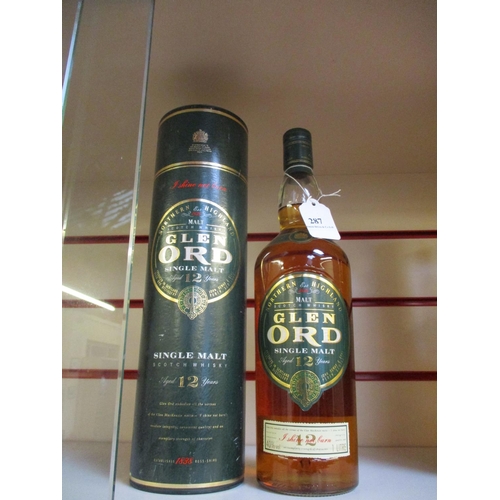 287 - A 1L bottle of Glen Ord 12 Year Old Single Malt Scotch Whisky