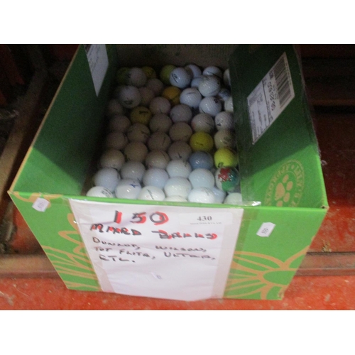 430 - A collection of golf balls by Dunlop, Wilson, Topflite etc., circa 150