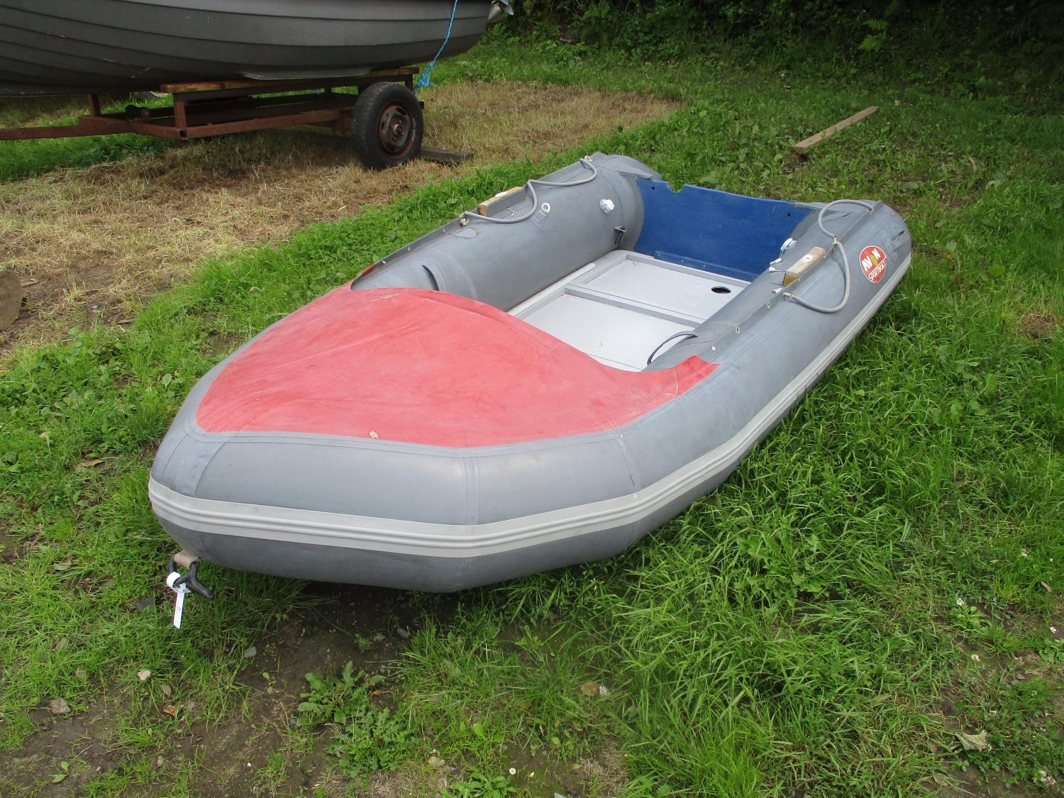 An Avon SportBoat inflatable dinghy