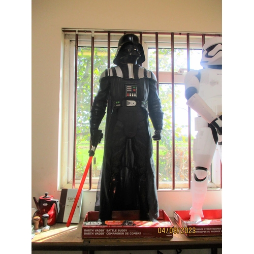 107 - A Star Wars Darth Vader Battle Buddy figure (122cm)